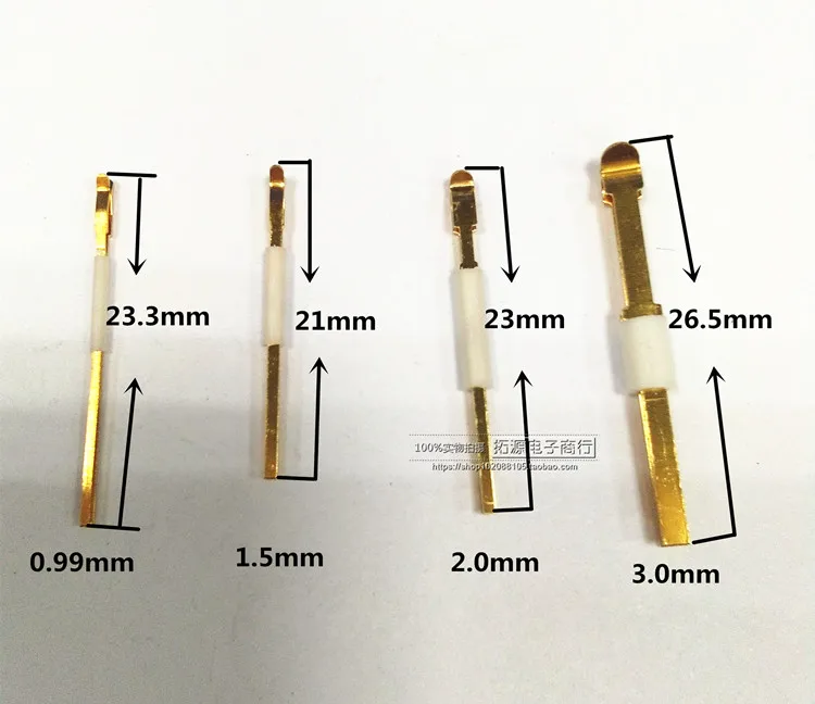 

100pcs Clip Needle/spring Clip Needle 1.0/1.5/2.0/3.0/4.0mm Testing Clip Needle/positioning Clip