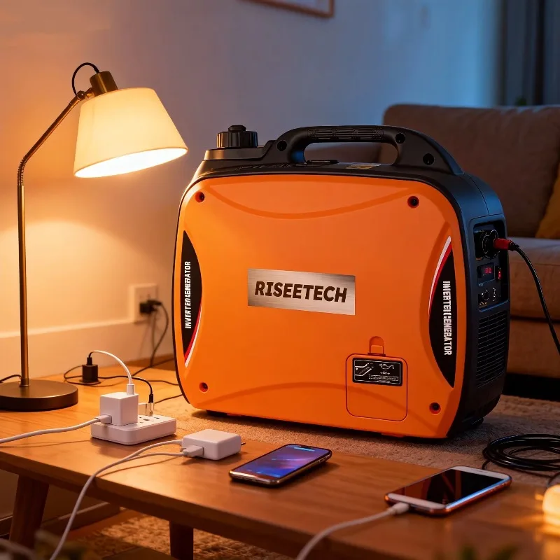 2500W Portable Inverter Generator Pure Sine Wave & Low Noise Budget-friendly Power For Home Use Available Multiple Colors