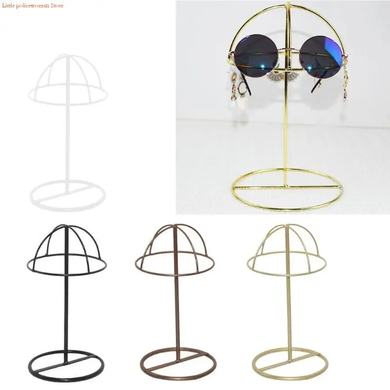 

F92D Modern Wire Hat Holders Durable Metal Hat Stands Tabletop Hat Display Holder for Chic Hat Showcase Elegant Storage Rack