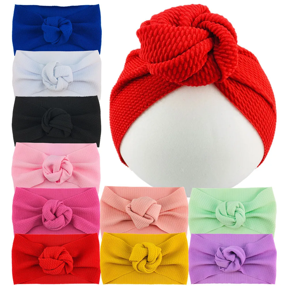 

European And American Baby Twill Bubble Rose Flower Headband Kids Hair Accessories Factory Direct Wholesale Wholesale 80Pcs