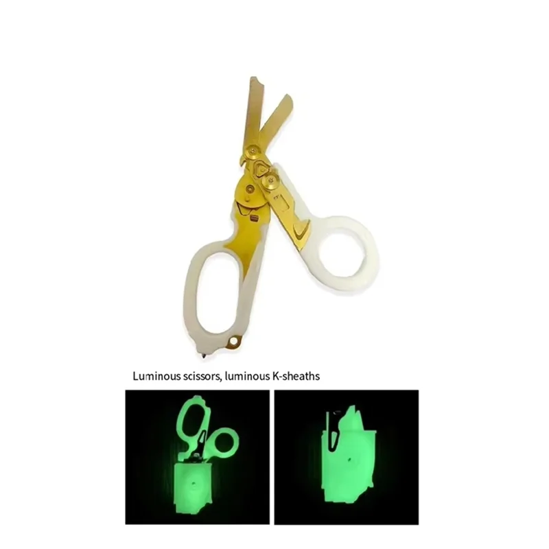 Negozio di forbici da esterno retrattili MAKE H420C Acciaio inossidabile 6in1 Materiale multifunzionale per strumenti di facile conservazione