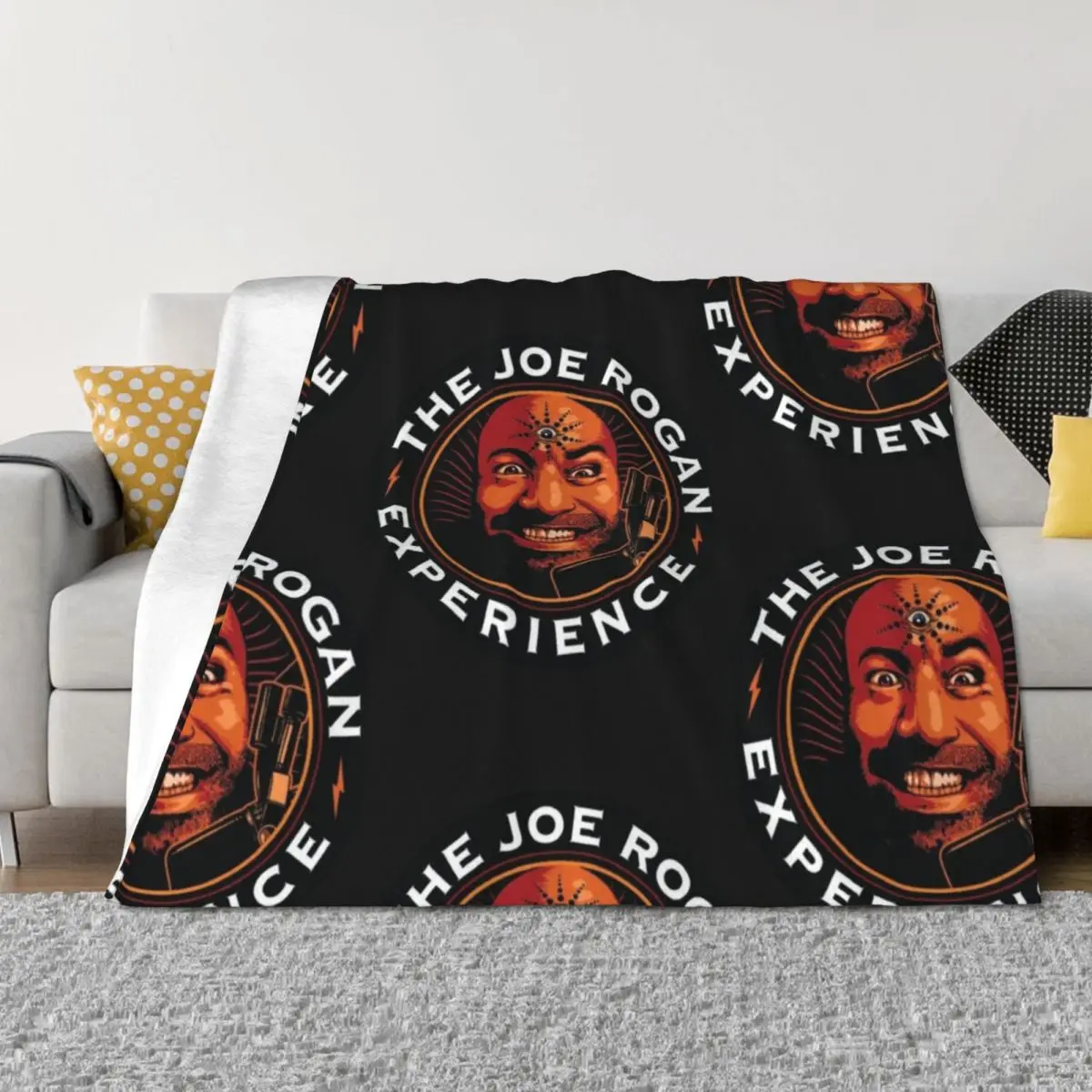 

JRE Joe Rogan Experience Podcast Logo Classic Throw Blanket Plush for sofa Single christmas gifts Blankets