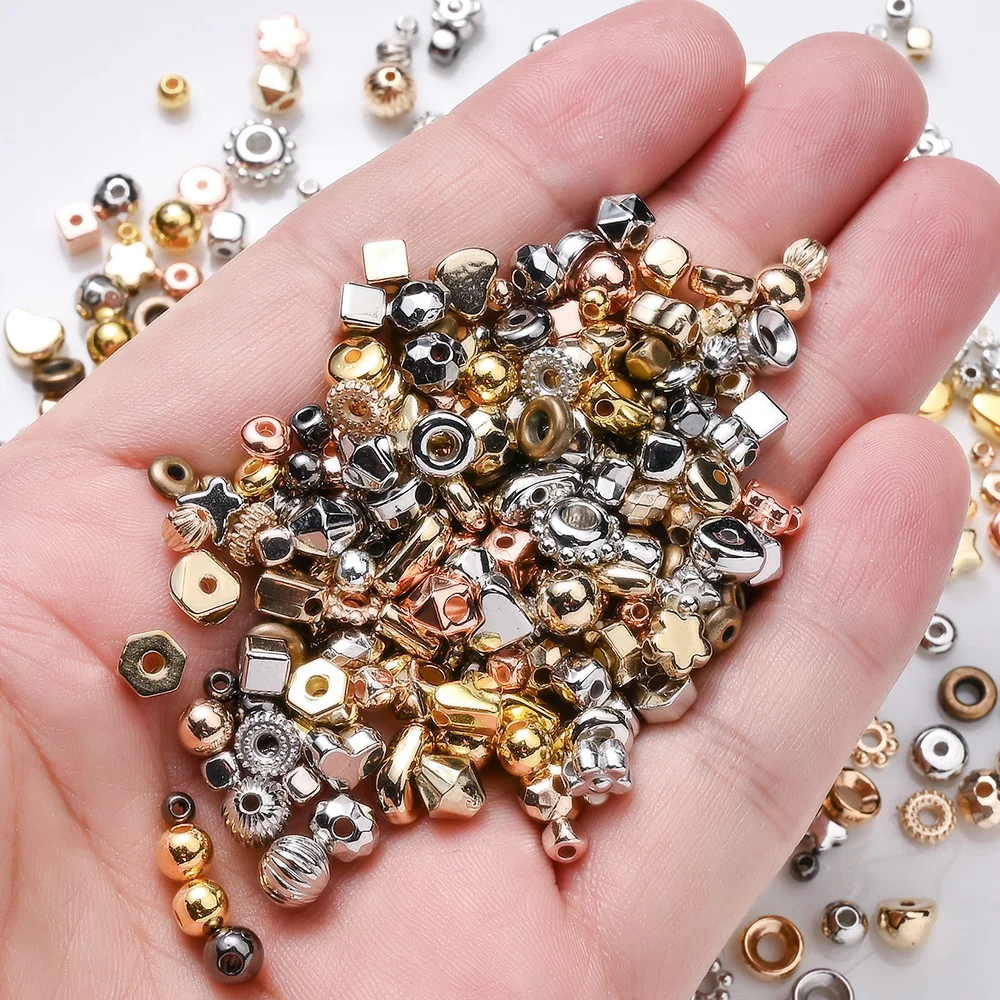 iYOE 400/800pcs Random CCB Bead Mixed Shape Color 3-10mm Spacer Bead for Jewelry Making Bracelet Necklace Earring Craft Supplies
