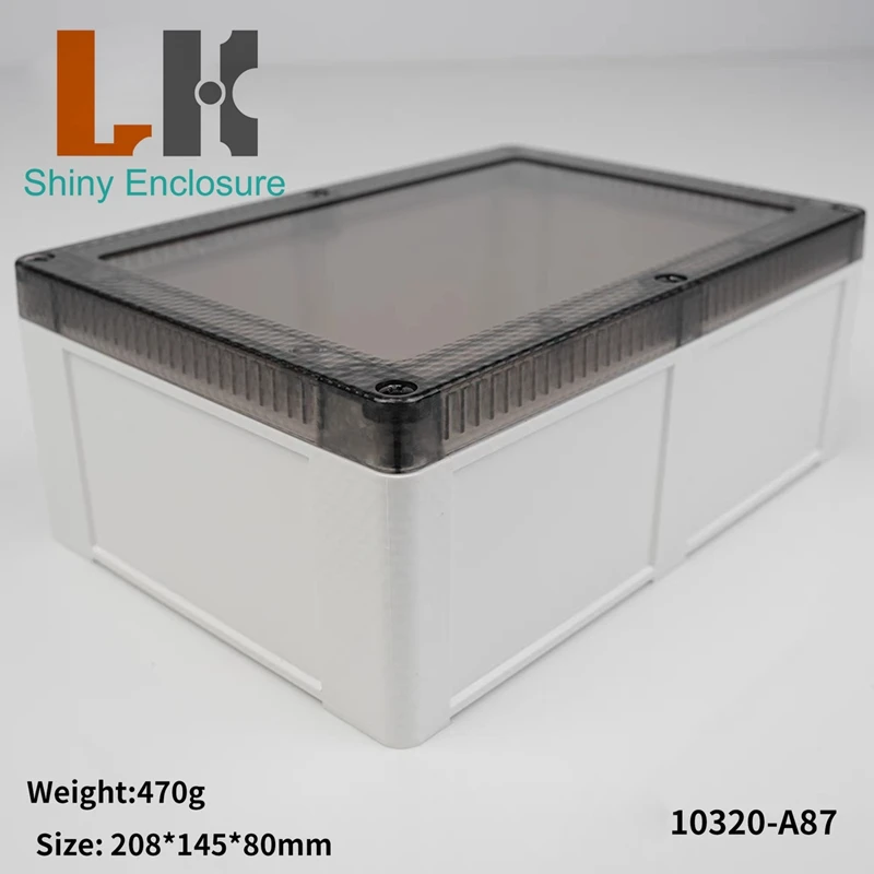 

208x145x80 мм Diy IP68 Водонепроницаемая полупрозрачная крышка Корпус Juction Box ABS Пластик Открытый электронный водонепроницаемый ящик