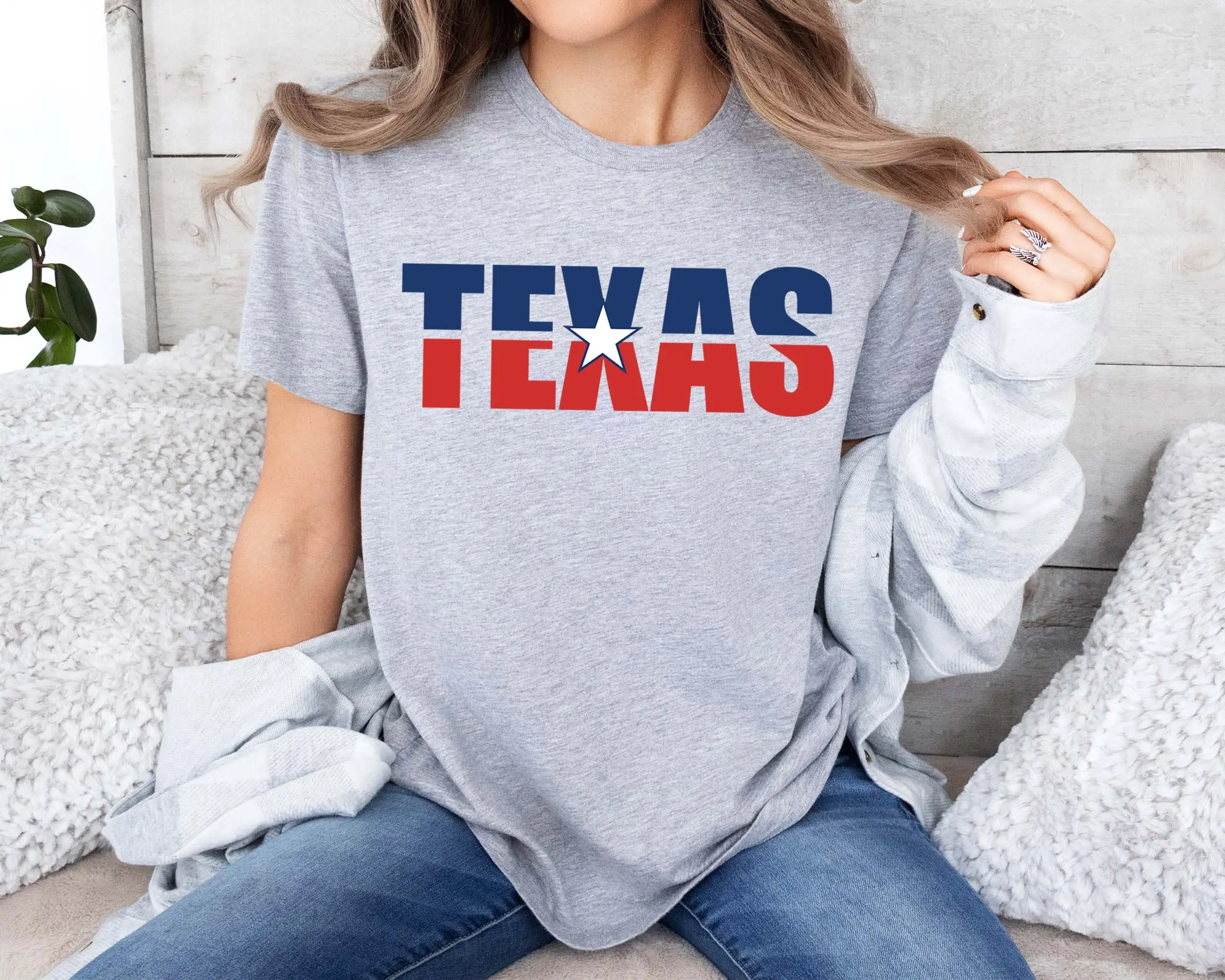 USA Texas T Shirt America State Name 4th of July Independence Day Patriotic Freedom