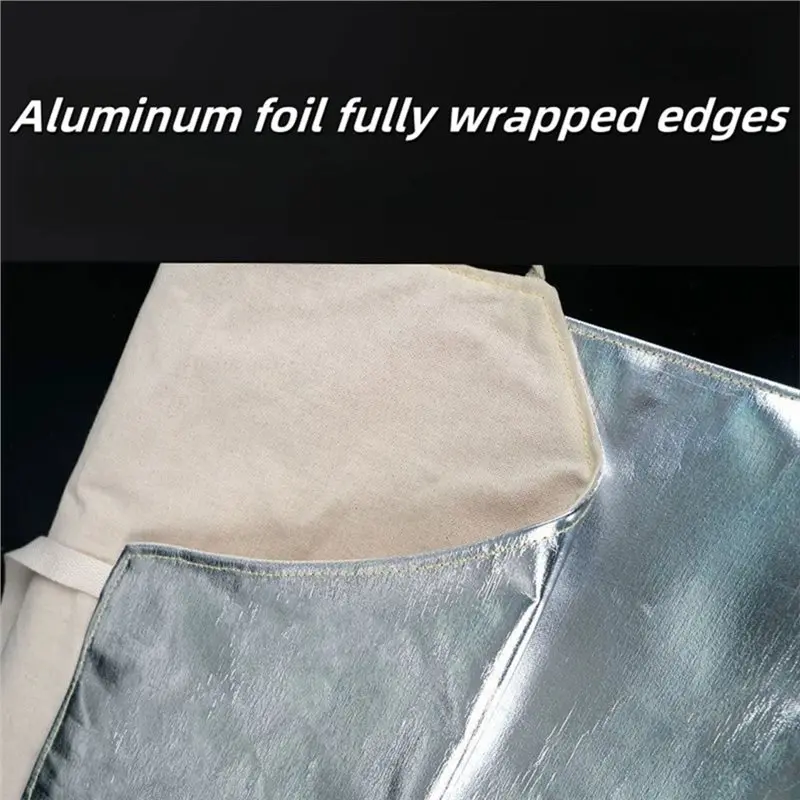 Heat Resistant For BBQ Crafting Aluminum Foil Apron For High Temp Cooking Welding Manufacturing Temperature