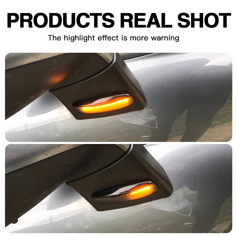 

2PCS For Peugeot 3008 5008 09-16 Dynamic Flowing LED Side Mirror Under Puddle Turn Signal Light For Peugeot 207 06-15 308 07-15