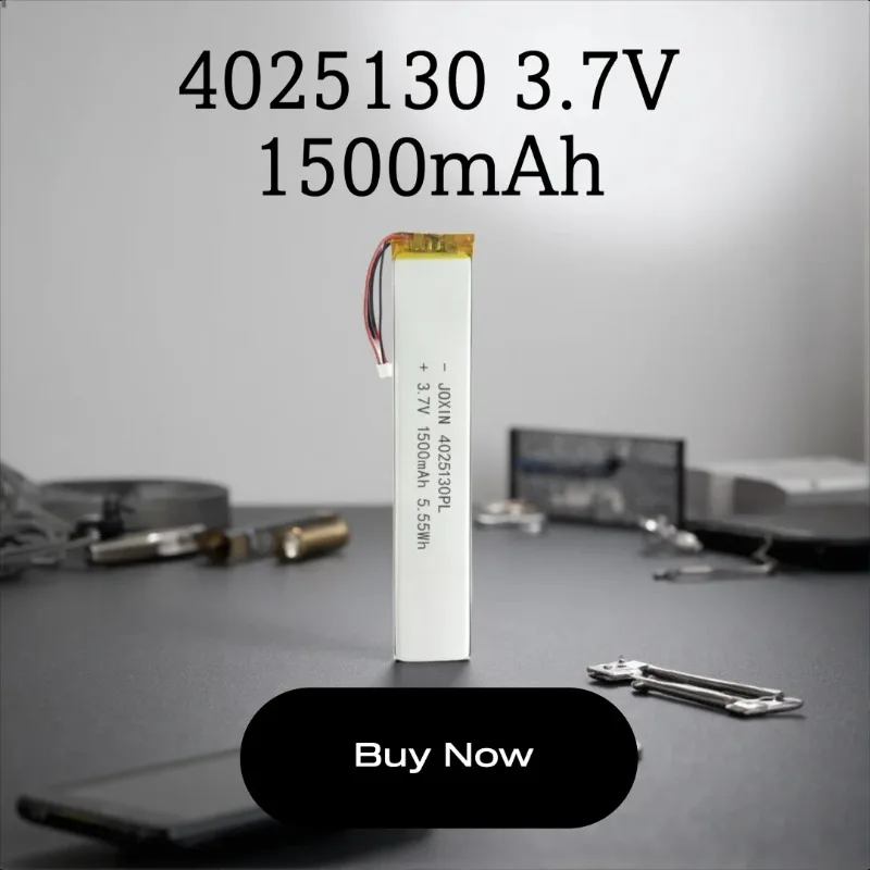 

Brand New 4025130 3.7V 1500mAh Lithium Polymer Batteries Ph2.0P For Smart Furniture Cabinet Light Bar Emergency Lights LED