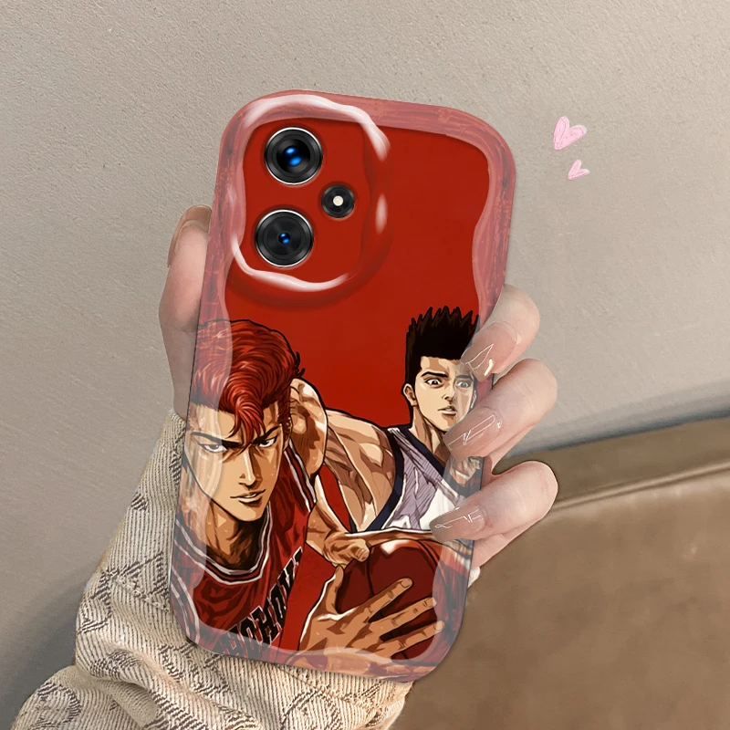 Anime SLAM DUNK Cool For Xiaomi Redmi Note 13 12 12S 11S 11 10 9 8 10A 9C Pro Plus 5G Wave Oil Cover Phone Case