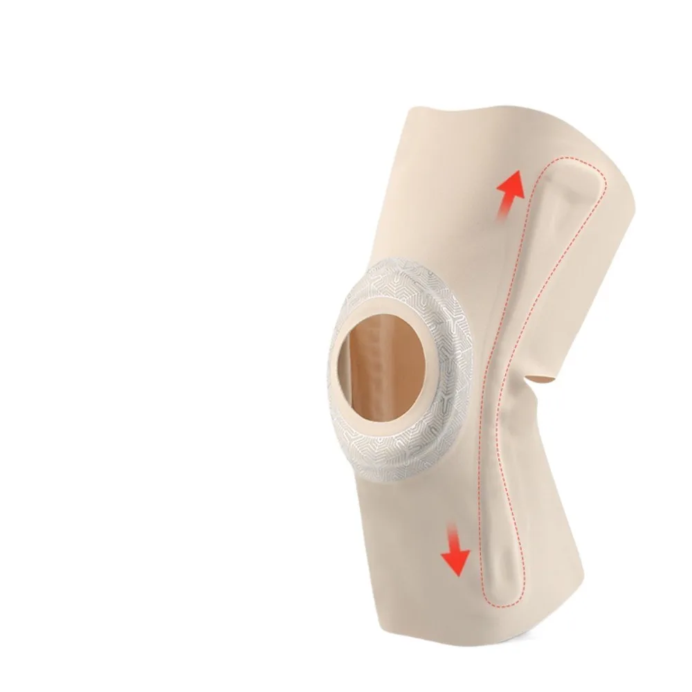 

Pressurized Elastic Sports Knee Pad Joints Protector Thin Design Knee Support Adjustable Shock- absorption