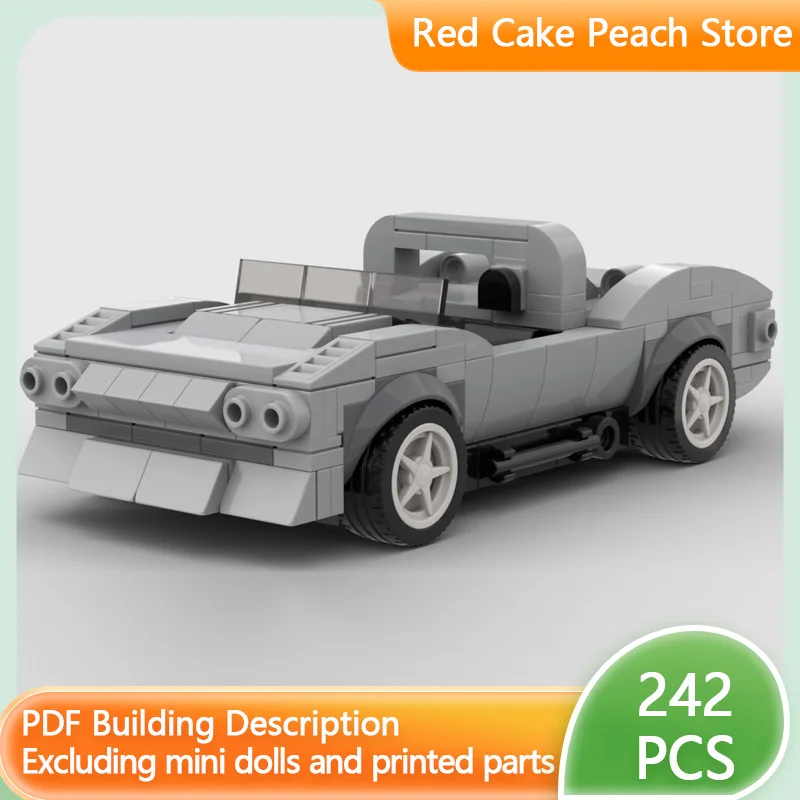 

Модель скоростного гоночного автомобиля MOC, строительные кирпичи, трюк, прыгающий автомобиль, модульная технология, детские праздничные подарки, сборные игрушки, костюм