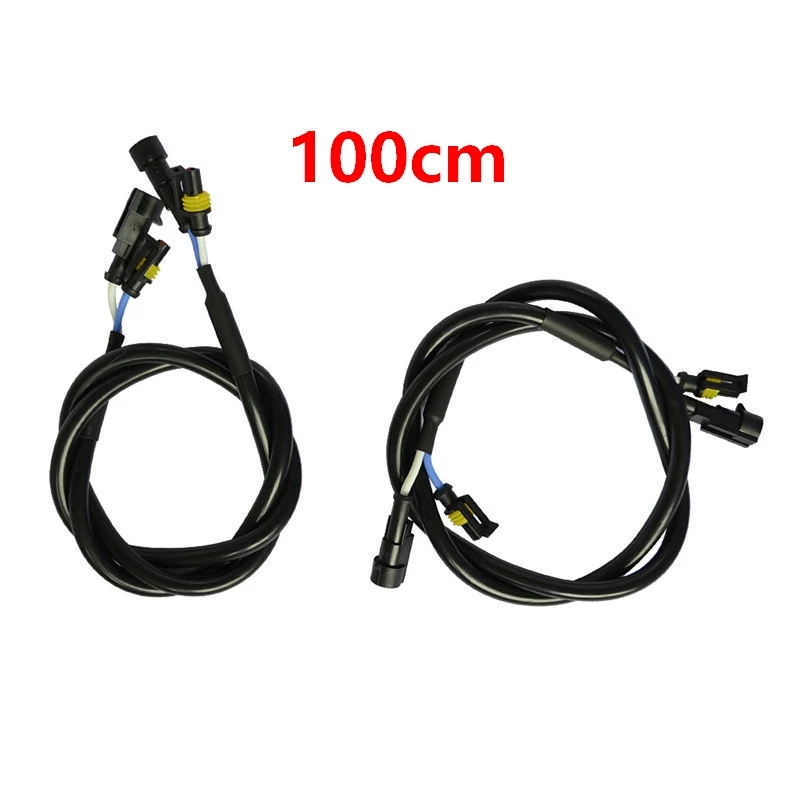 2 Stücke 100 cm HID Xenon Vorschaltgeräte AMP Anschlüsse Verlängerungskabel Hochspannung 35 watt 55 watt 75 watt 100 watt Reaktoren Für H1 H3 H7 H8 H9 H11 Lampen