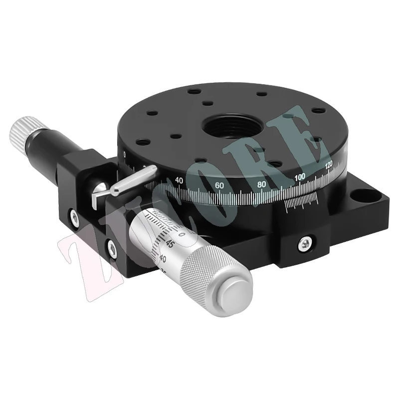 

Платформа перемещения по оси R RS60/40/80/90/125, ручное угловое индексирующее вращение диска, точное настройки, мобильная направляющая