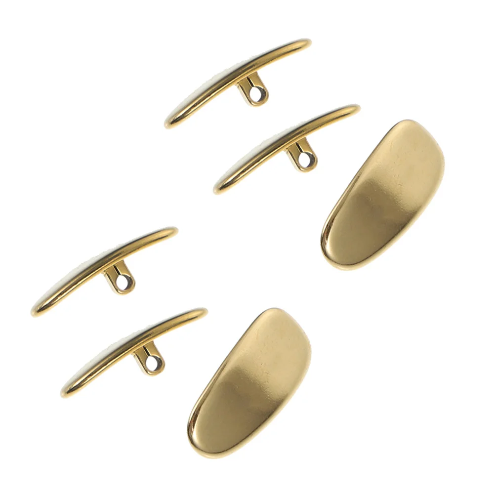 

6 Pcs Titanium Nose Bracket Eyeglasses Pads Bridge Screw Accessories Cushion Man Replacement Support