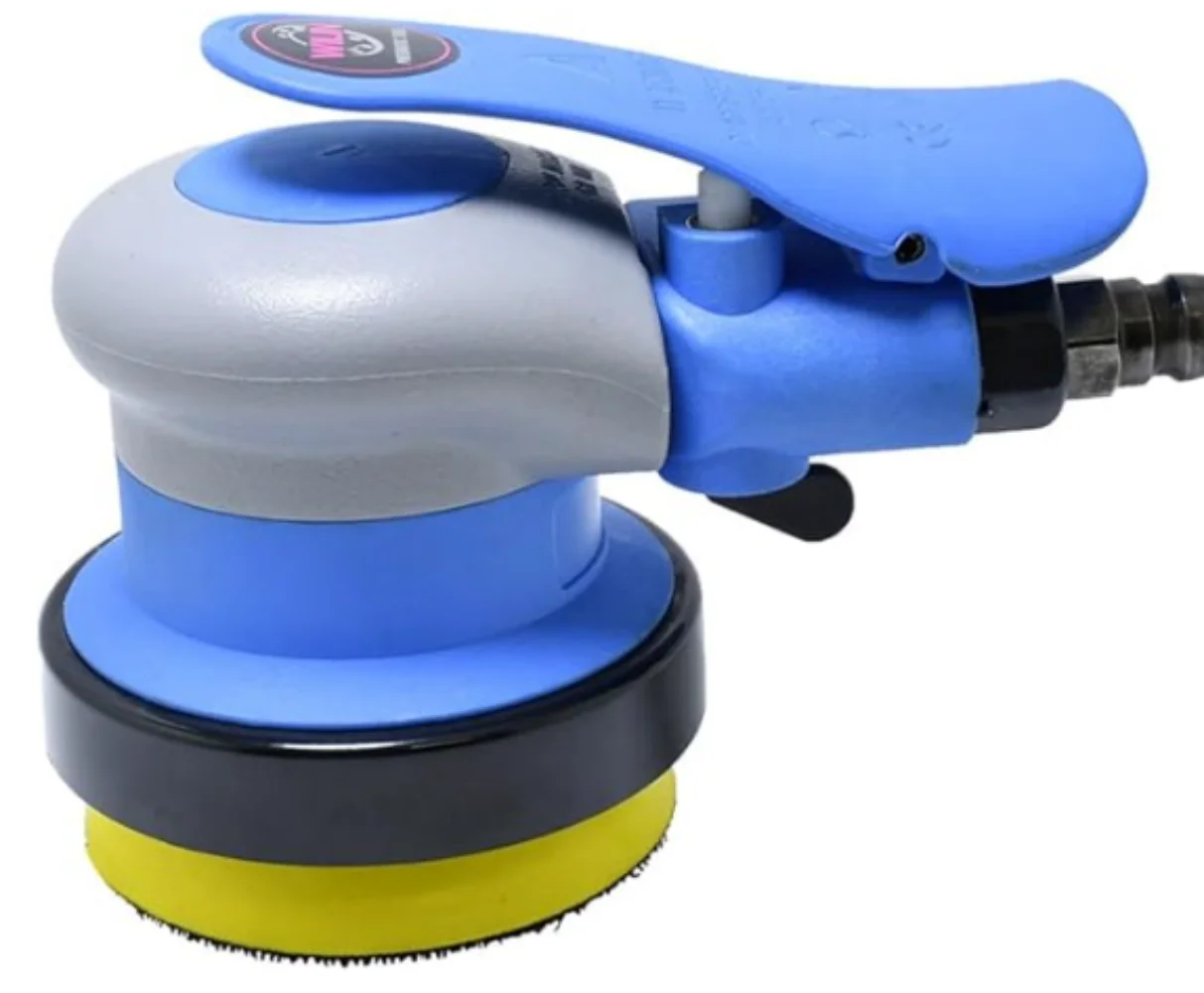 Pneumatic Randow Track Sander 3 "75Mm 13000Rpm untuk Alat Pemoles Diy Pekerjaan Kayu Bodi Otomatis untuk Menghilangkan Karat