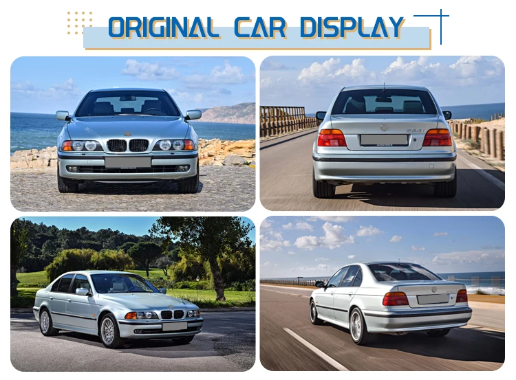 1996-2003 E39 5 Series 2025 New Body Kit, M5 Style Front Bumper Facelift Conversion Parts