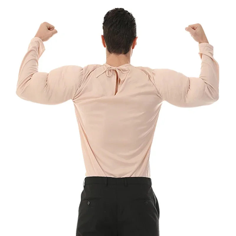 Snailify Adult Men Body Builder costume Muscle Shirt Costume Outfit Halloween Costume Adult M17
