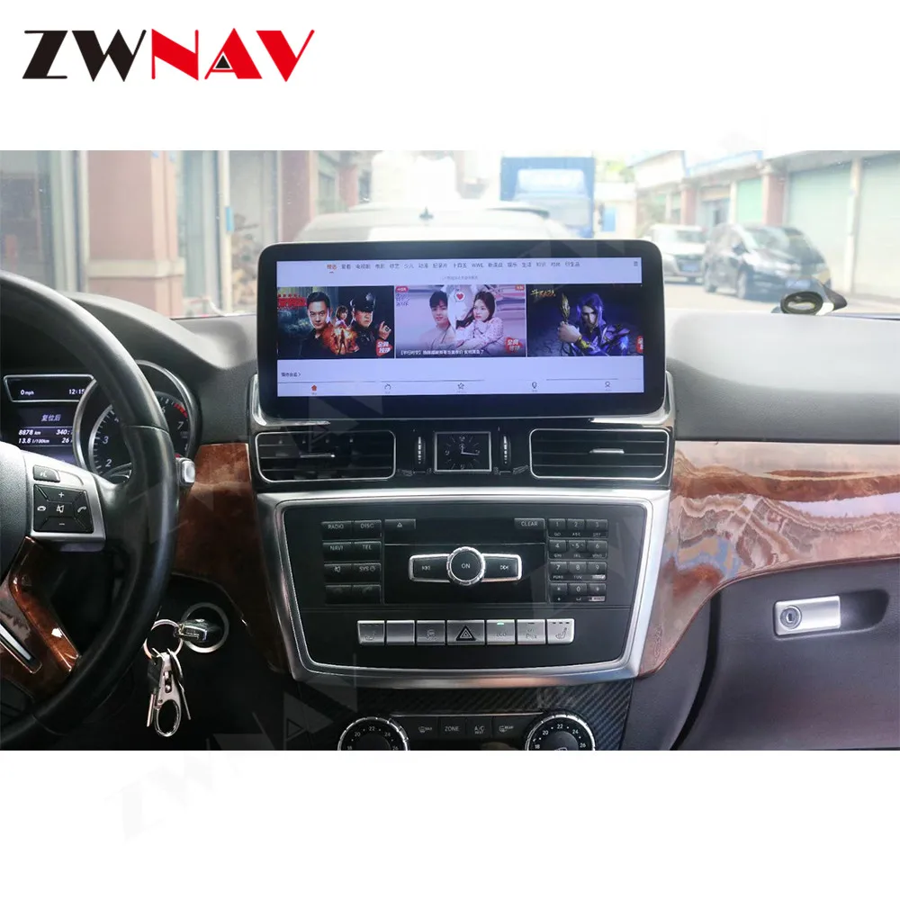 Qualcommte Screen Android Automotive Multimedia Player For Mercedes Benz GLE GLS ML GL 2012-2015 Radio Stereo Carplay Bluetooth