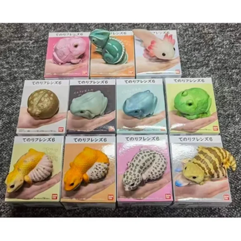 

Bandai Capsule Toy Leopard Gecko Blue Tongue Skink Tree Frog Reptile Mini Figure Desktop Decoration Ornament Toy Birthday Gift
