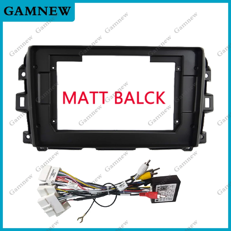 10 Inch Car Frame Fascia Adapter Canbus Box Decoder Android Radio Dash Fitting Panel Kit For Nissan Navara Terra Frontier NP300