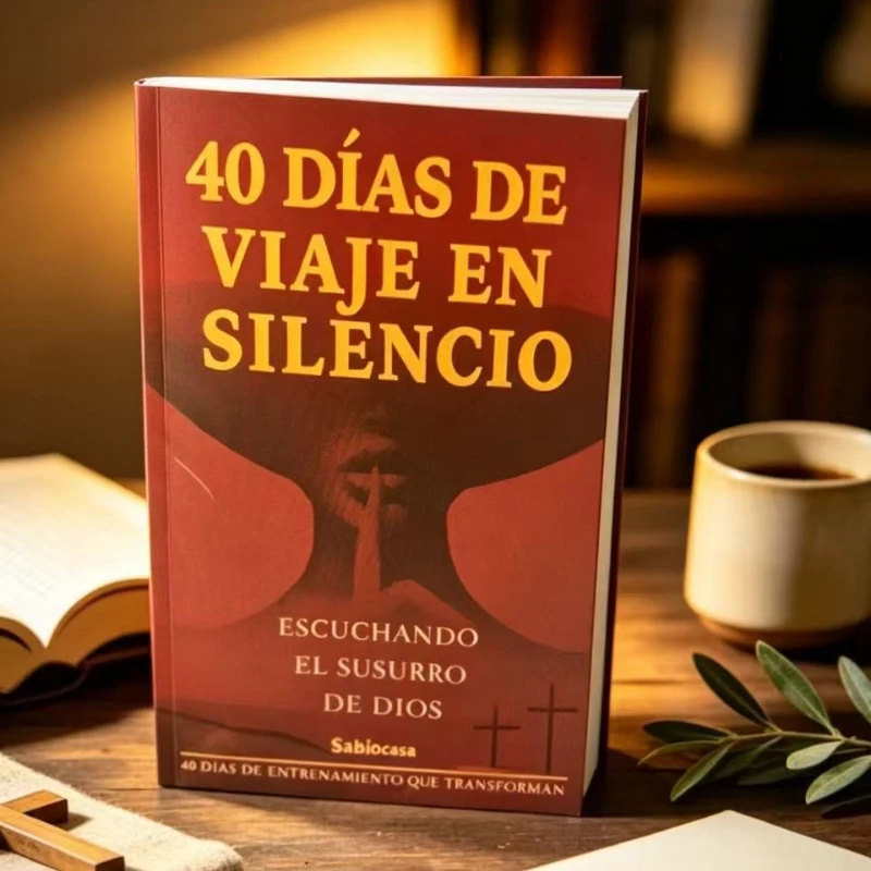 New Model 40 Days of Silent Travel Listening To God's Voice Spanish Language Books