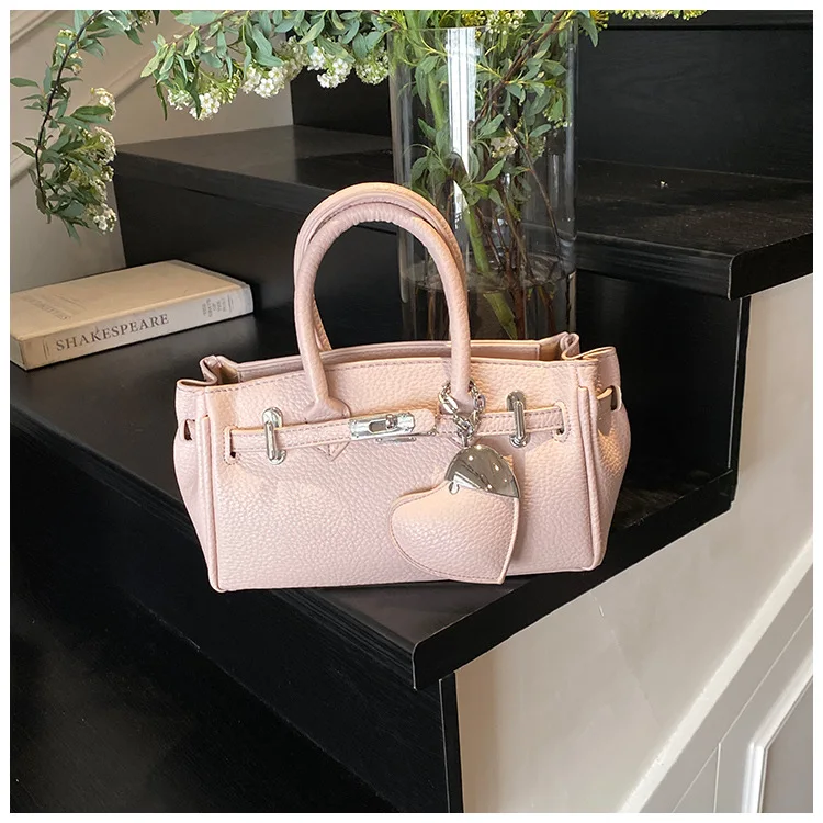 

​ Сумка Lucky Legacy Satchel 2025 — сумка через плечо в платиновом стиле, винтажная сумка через плечо GlobalTrend с кабриолетом TwistLock ​