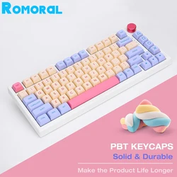 132 Keys PBT Keycaps Dye-Sublimation Cute Keycaps XDA Profile Custom Keycaps for 61/64/87/96/104/108Keyboard XDA Keycaps