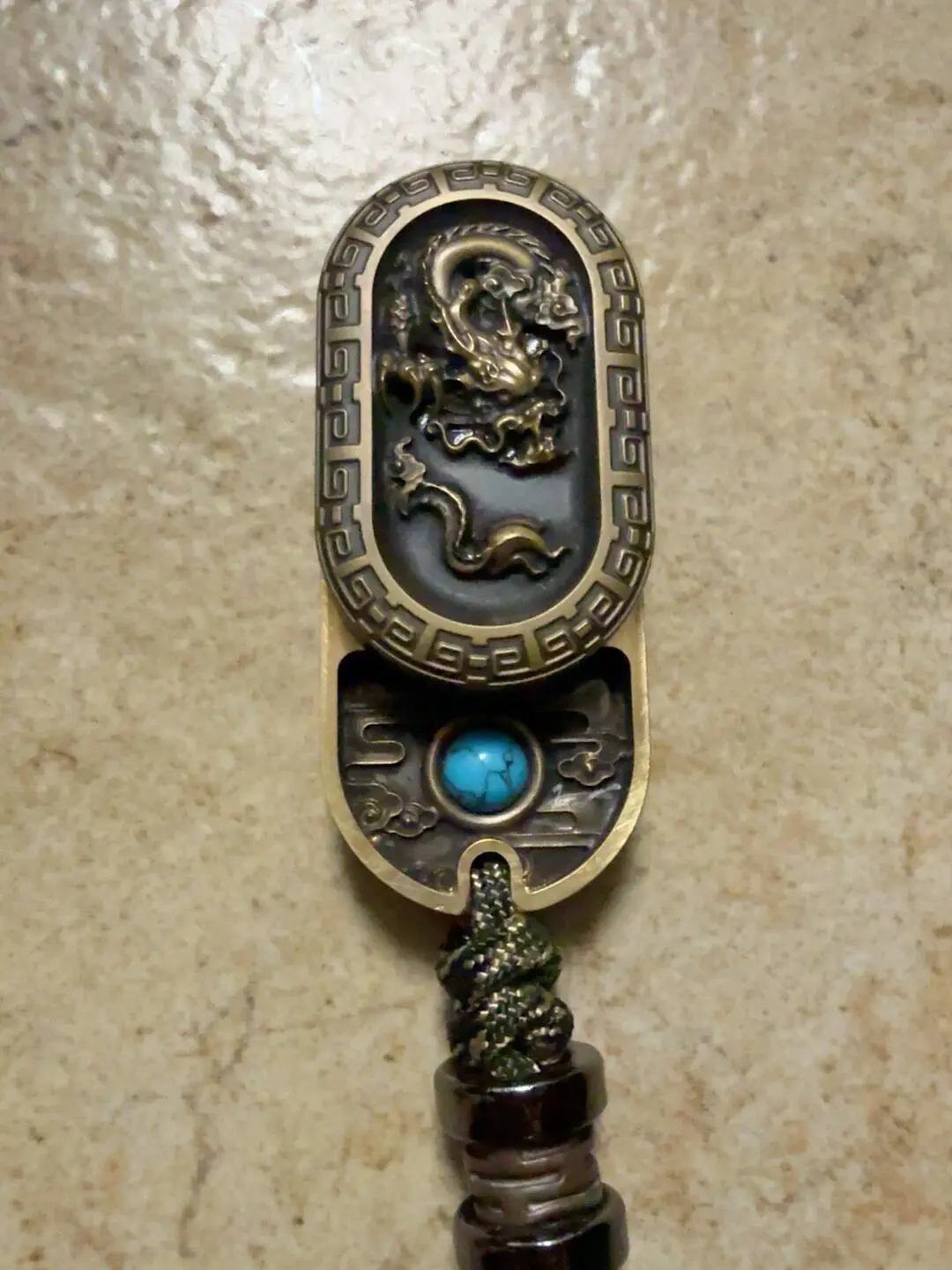Used EDC Edc Push Card, Cloud Dragon Wave, Dense Wave Giocattoli Bambini