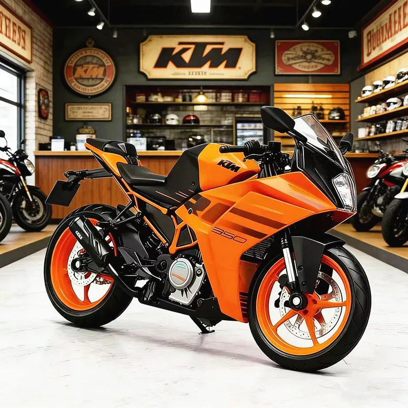 

NEW 1/12 KTM RC390 RC 390 Motorcycle Model Toy Vehicle Collection Autobike Shork-Absorber Off Road Autocycle Car Birthday Gift