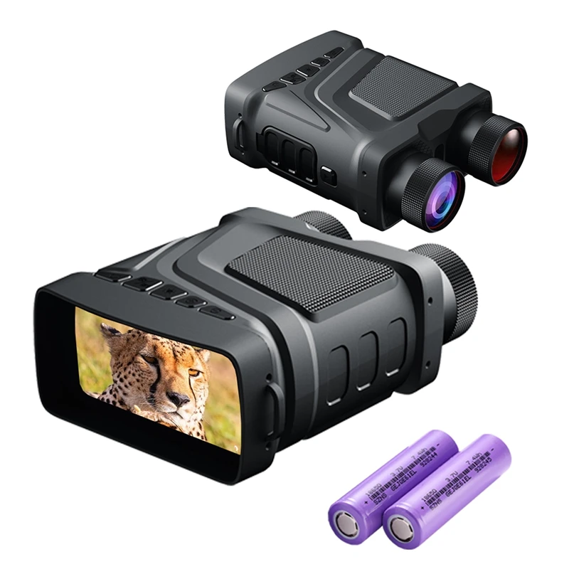 Night Vision Binoculars 850Nm Infrared HD 5X Digital Zoom Telescope Night Goggles for Hunting Camping Surveillance