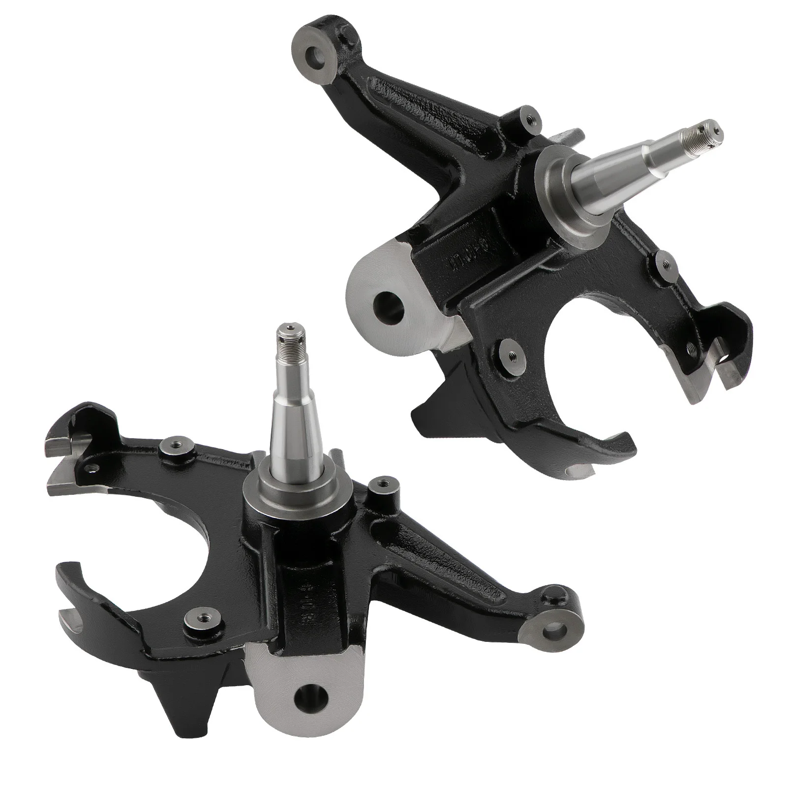 Pair 3" Lowering Drop Spindle 1.25" Rotor For Chevy C10 GMC C1500 1973-1987 2WD view 4