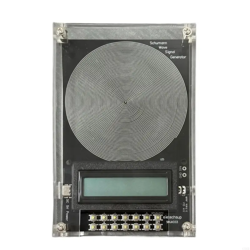 Perangkat Resonansi Generator Gelombang Schumann C90F 7.83Hz Frekuensi yang Dapat Disesuaikan 9-14MA