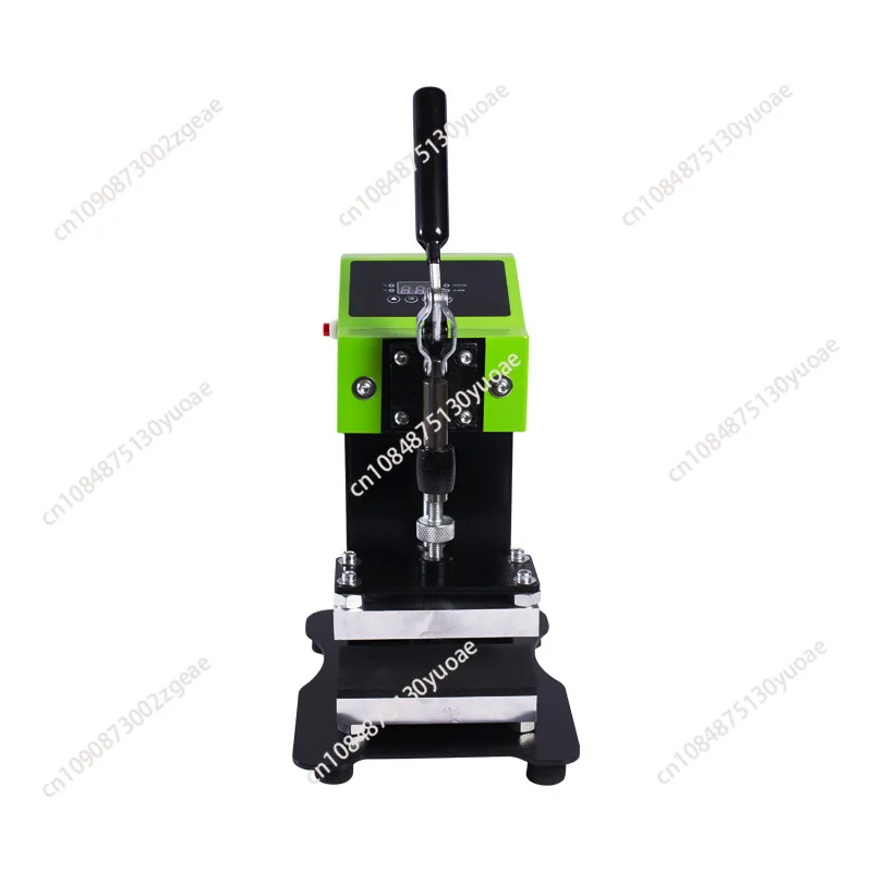 Small Manual Hydraulic Rosin Machine, Double Heating, DIY Heat Press Machine, Press Extraction, Resin Hot Press Machine