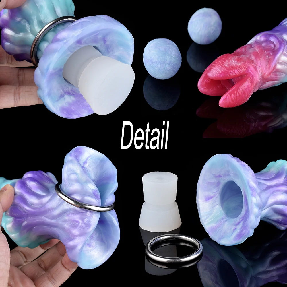 YESBUY, ovipositor inflable de fantasía, juguete, huevos de retraso, tapón Anal, masturbador masculino femenino, placer Anal vaginal, juegos para adultos, masajeador