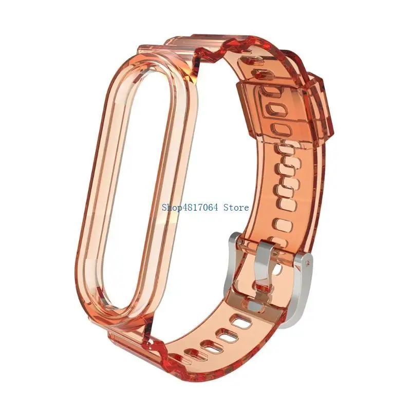 

T3LB For Mi Band 6 5 4 3 Adjustable Bracelet Wristband Anti-scratch TPU Strap