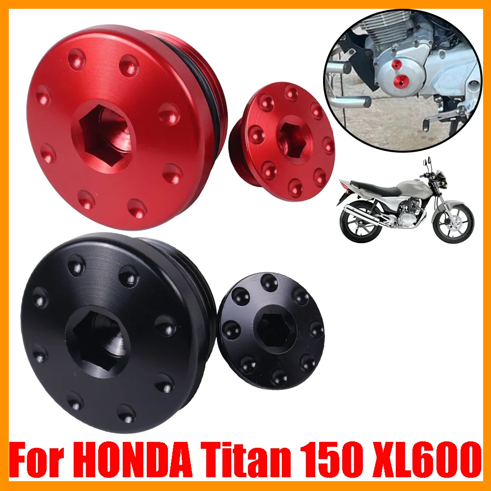 For HONDA Titan 150 Sport CG150 XL600 XL600LM Xl600RM Motorcycle Accessories Engine Timing Plug Hole Cover Crankcase Screw Cap