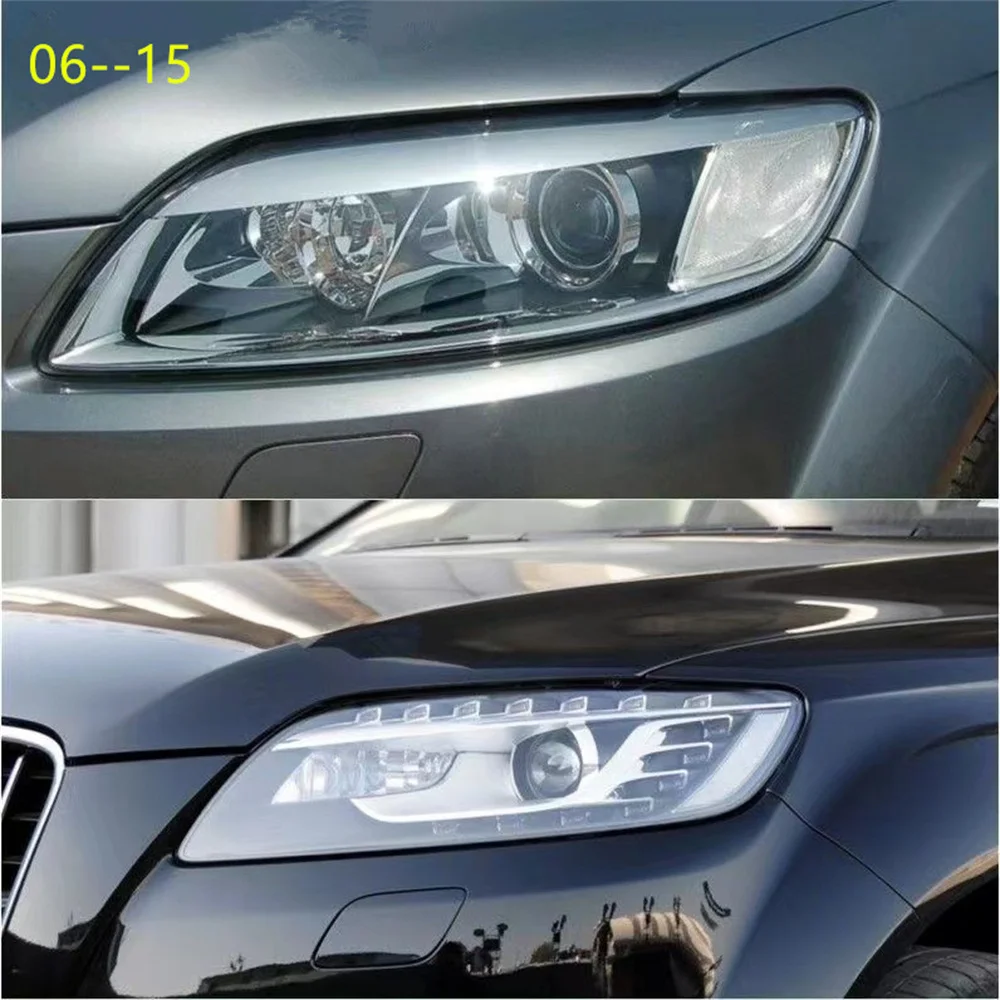 

For Audi Q7 2006-2015 2016-2019 2020-2020 Front Headlight Cover shell Lampshade Lampcover Head Lamp light Covers glass Lens