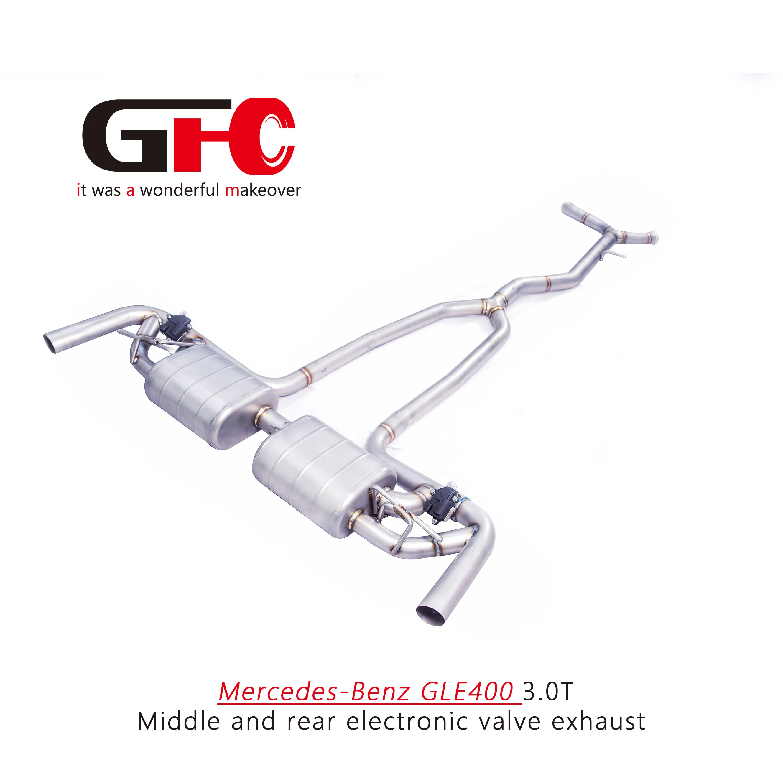 

Model 15-19 Mercedes-Benz GLE400 3.0T Middle and rear electronic valve exhaust