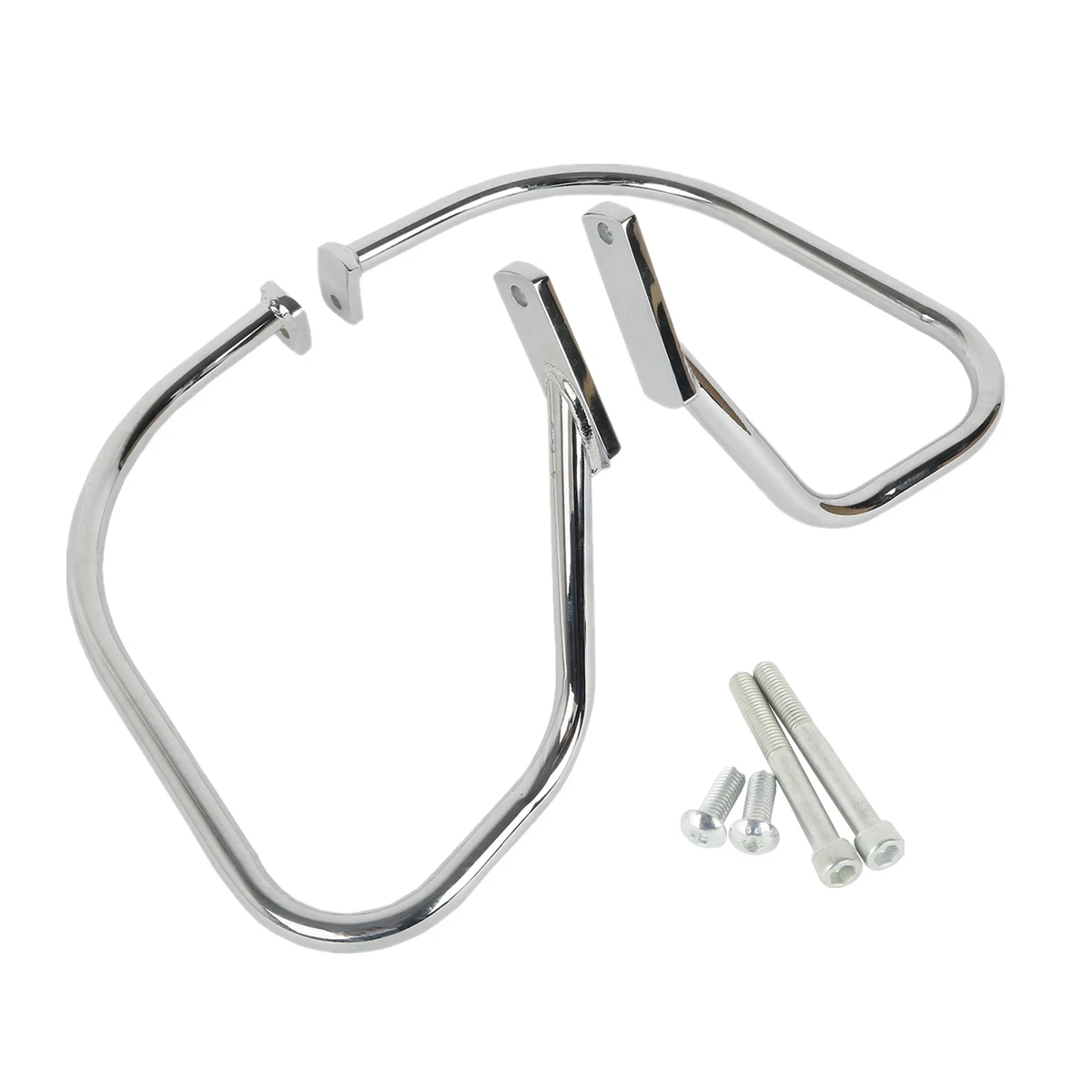 

Chrome Saddlebag Guard Rail Crash Bar Fit For Harley Softail Heritage Springer FLSTS 1997 1998 1999