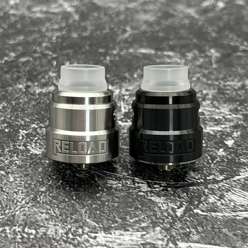 Reload S RDA Atomizer 316ss vape rda Rebuildable Single Coil 24mm rda Tank With Squonk BF PIN
