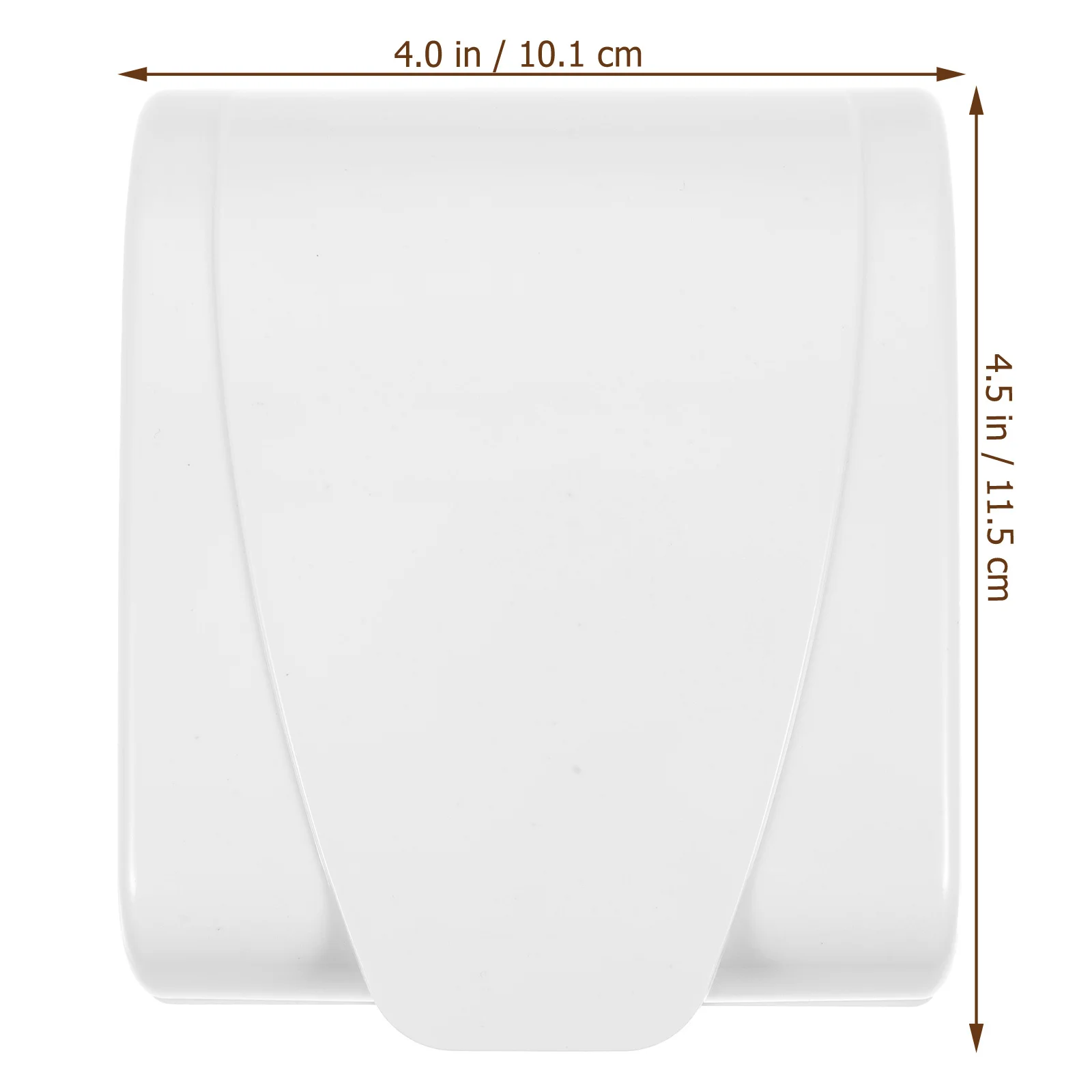 4Pcs Outdoor Waterproof Socket Cover 86mm Weatherproof Electrical Outlet Protector Protective Wall Receptacle Case for Balcony