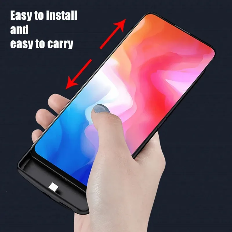 Portable Battery Cases for Xiaomi Mi Poco X3 Pro Power Bank Case for Xiaomi Pocophone X3 Pro Charger Power Bank Cover K30 Pro