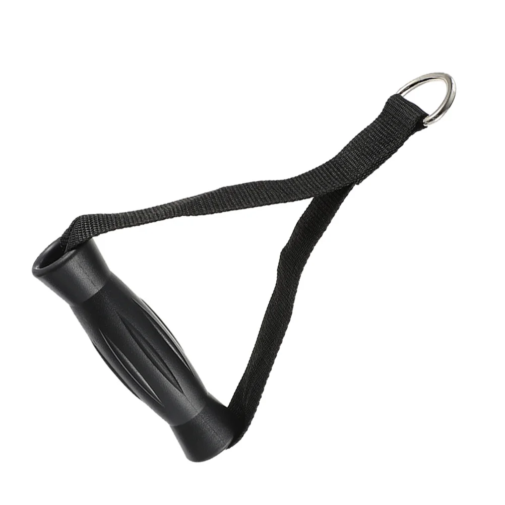 1 قطعة مقبض اللياقة البدنية قوي دائم تصميم مريح لعصابات المقاومة ثلاثية الرؤوس تجريب معدات الصالة الرياضية المنزلية ممارسة البلاستيك #6