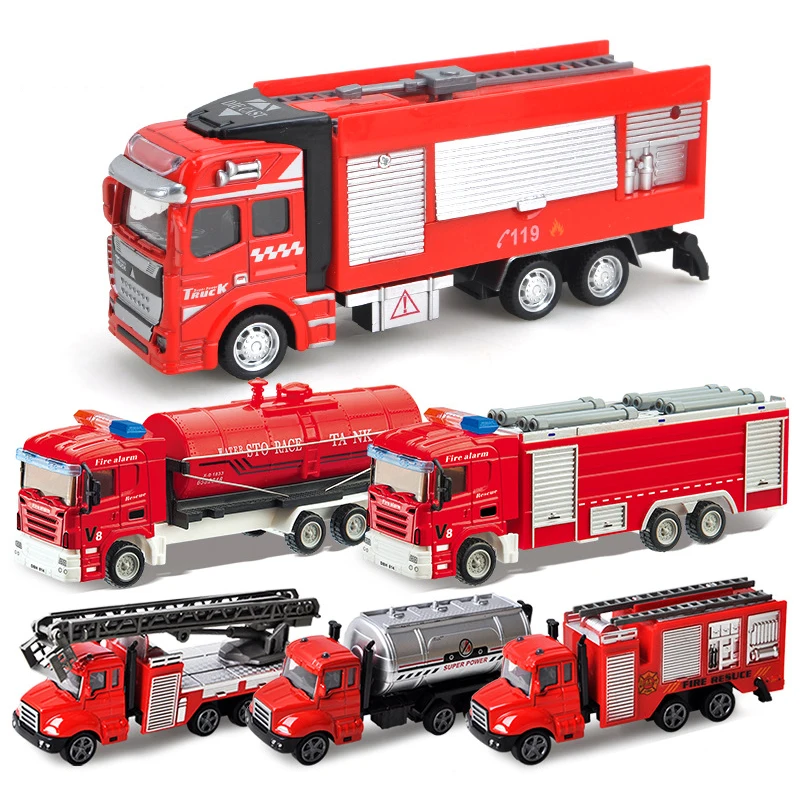 

1:52 Модель Игрушечный автомобиль Сплав Литой под давлением Инженерный подъемник Спасательный пожарный грузовик Серия Игрушечный автомобиль Откатной автомобиль Игрушечный автомобиль Детские подарки B98