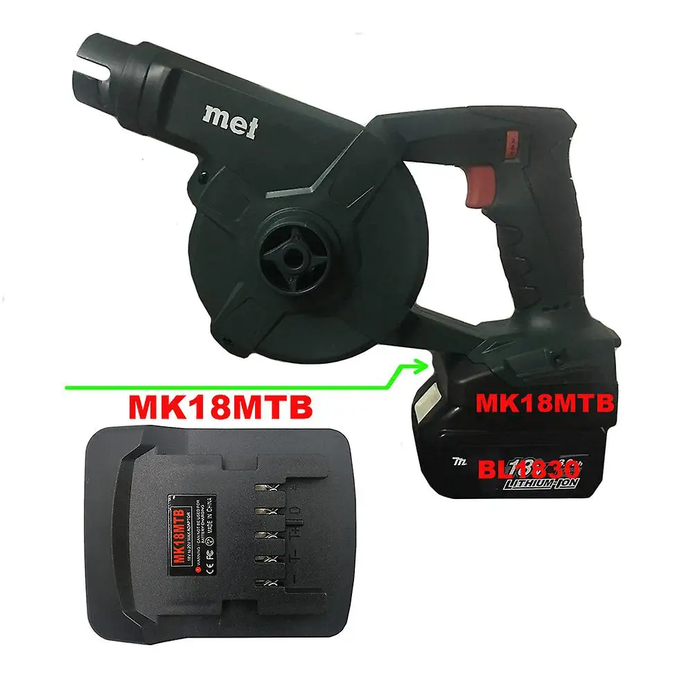 Адаптер MAK18MTB для Makita BL18xx LXT 18 в, преобразователь литиевых аккумуляторов в Metabo 18 в, литий-ионные аккумуляторы, электроинструменты