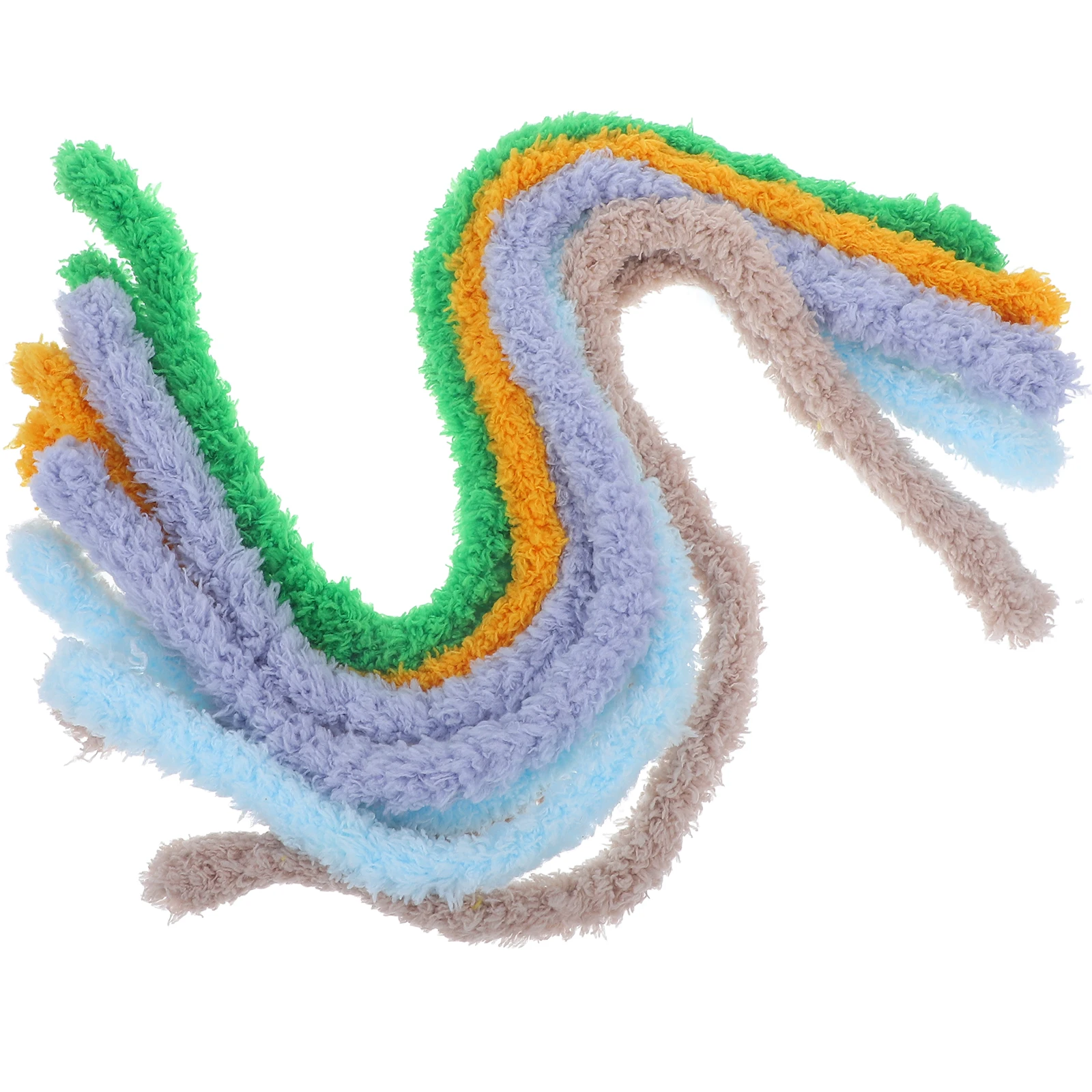 

5Pcs Chenille Stems DIY Twisted Bars for Children Craft Making Early Education Creative Supplies Mixed Colors Chenille Stems