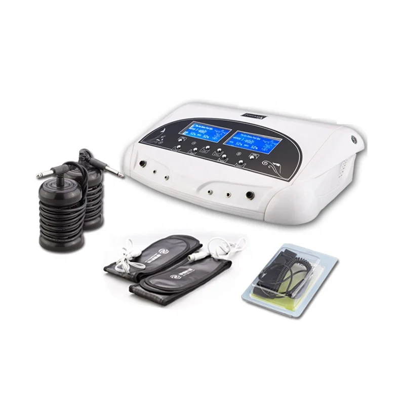 Dual LCD Ionic Cell Detox FOOT Cleanse SPA Machine with Infrared Belt