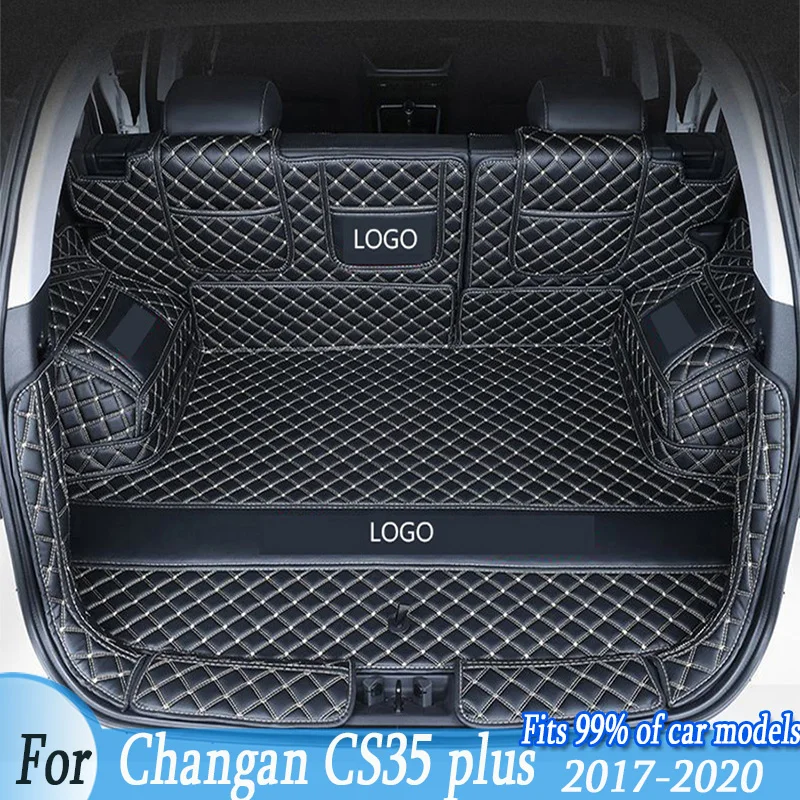 Car Trunk Mats For changan cs35 plus 2017 2018 2019 2020 Cargo Liner Accessories