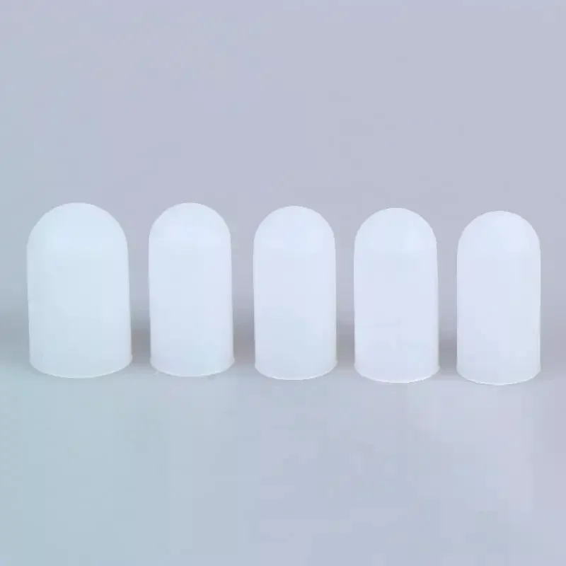 5/10Pcs Silicone Finger Protectors Heat Resistant Anti Slip Anti Scalding Antistatic Finger Cots Single-Finger Transparent Cove
