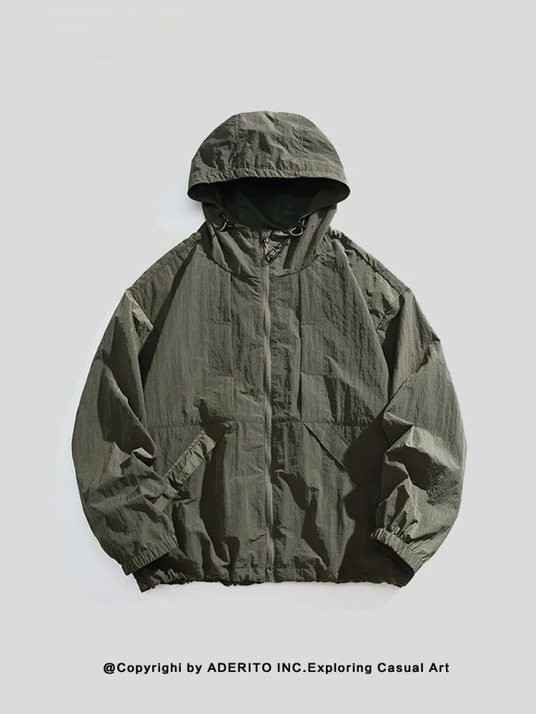 

ex Outdoor Functional Hooded Sun Protection Clothing Casual Matched Jaet Coat Couple Sle Long Sve Cotton Sweatirt